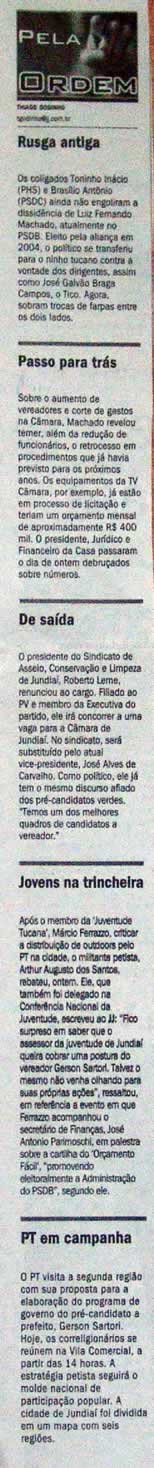 Jornal de Jundiaí - 31/05/2008