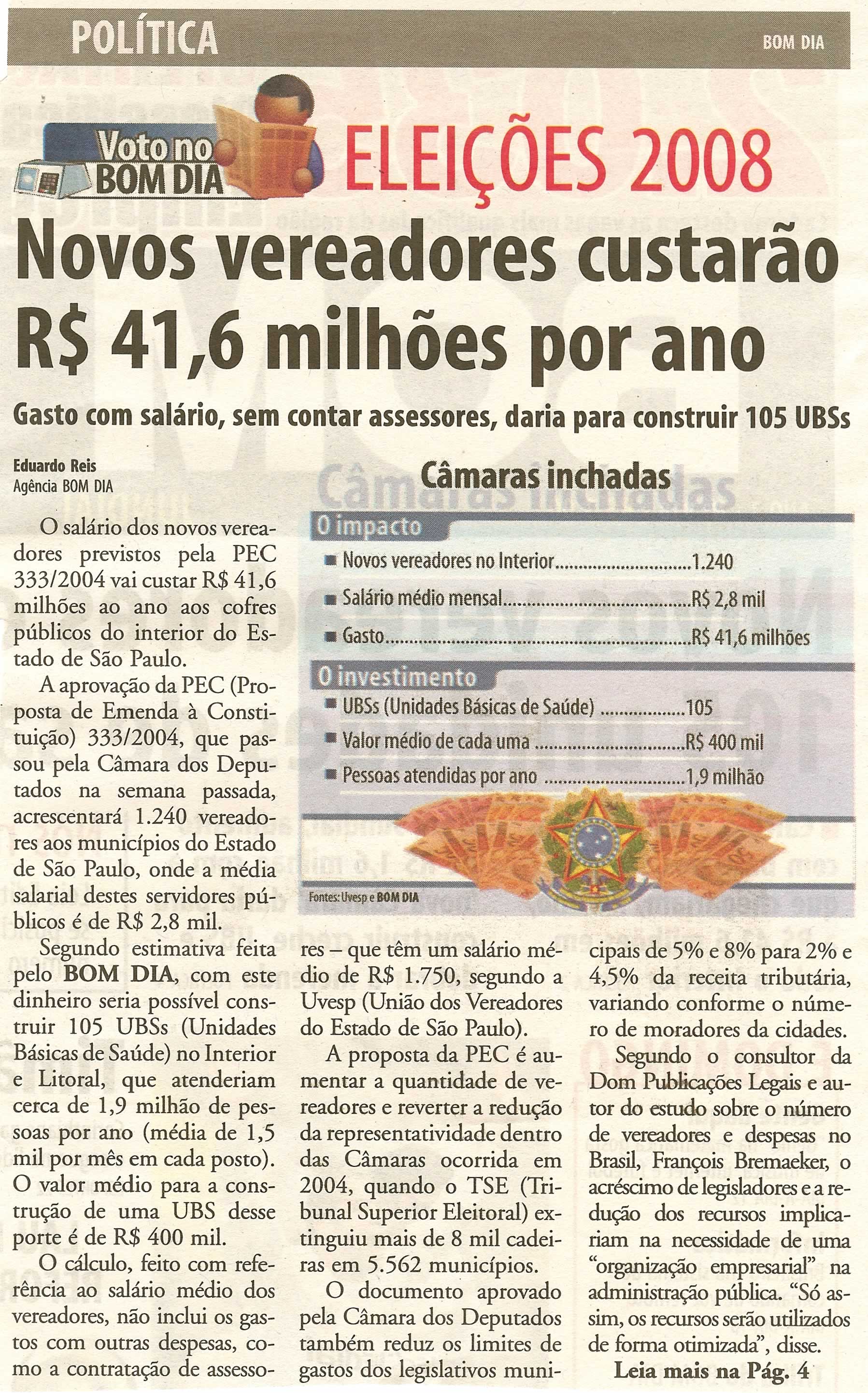 Bom Dia Jundiaí - 01/06/2008