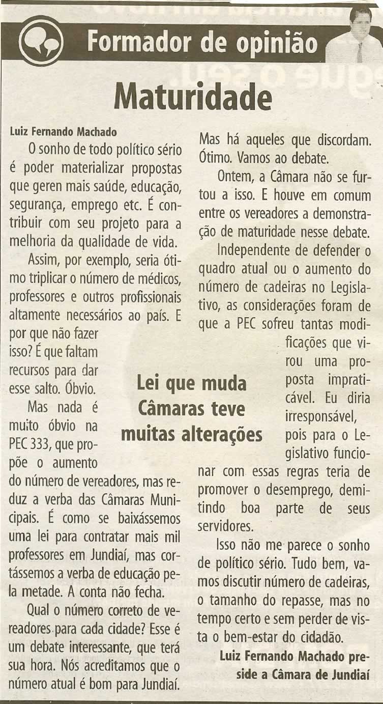 Bom Dia Jundiaí - 04/06/2008