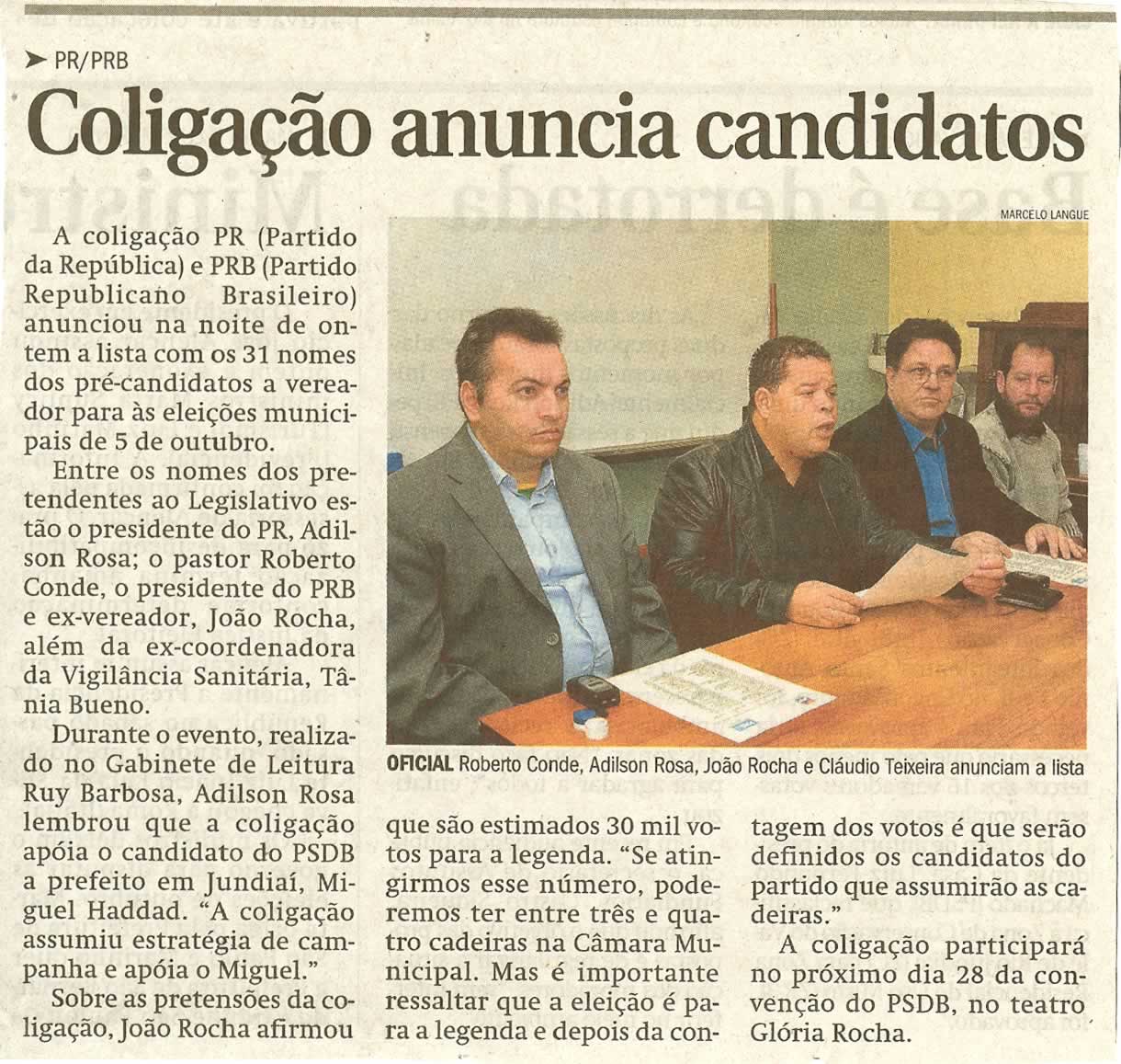 Jornal de Jundiaí - 04/06/2008