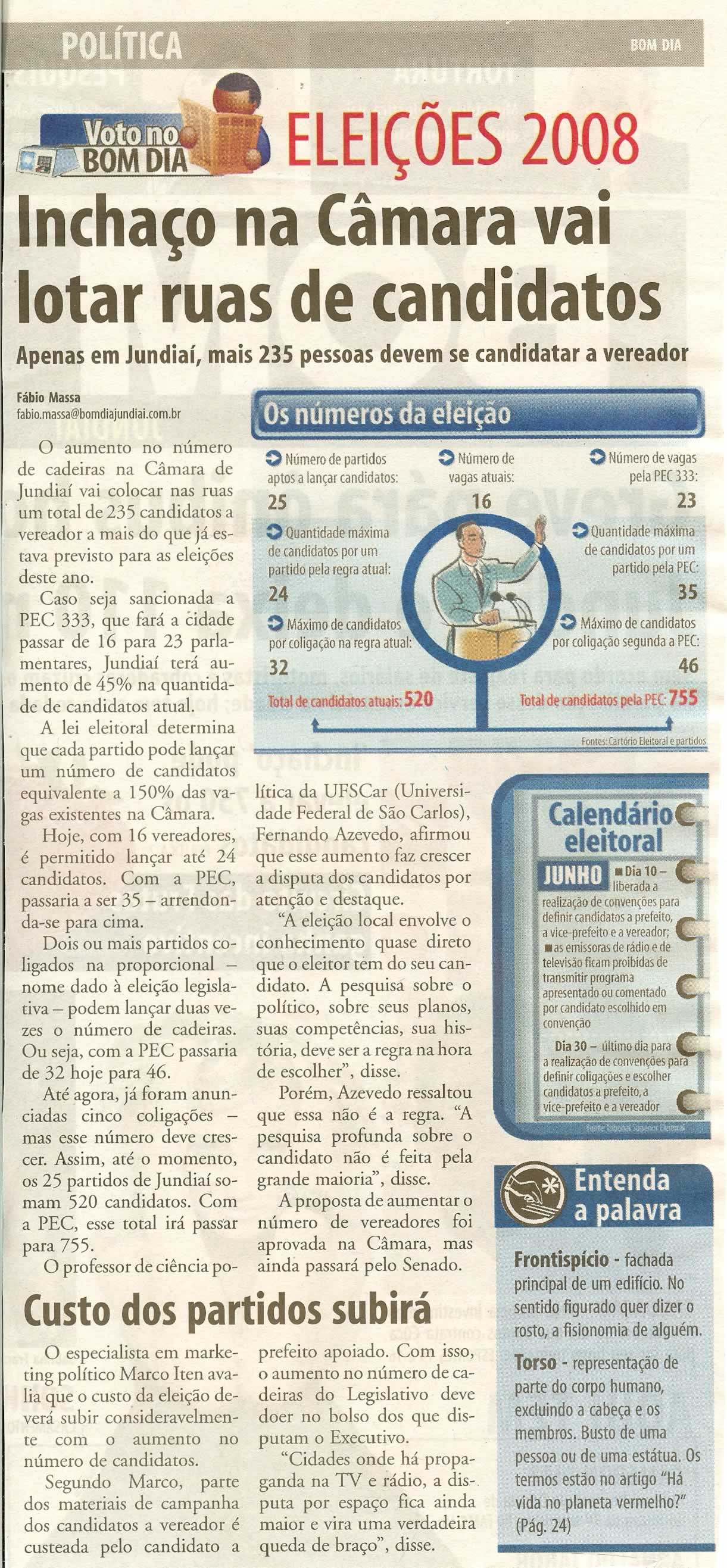 Bom Dia Jundiaí - 03/06/2008