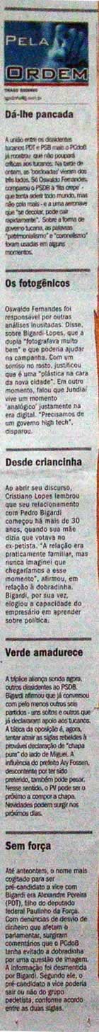 Jornal de Jundiaí - 04/06/2008