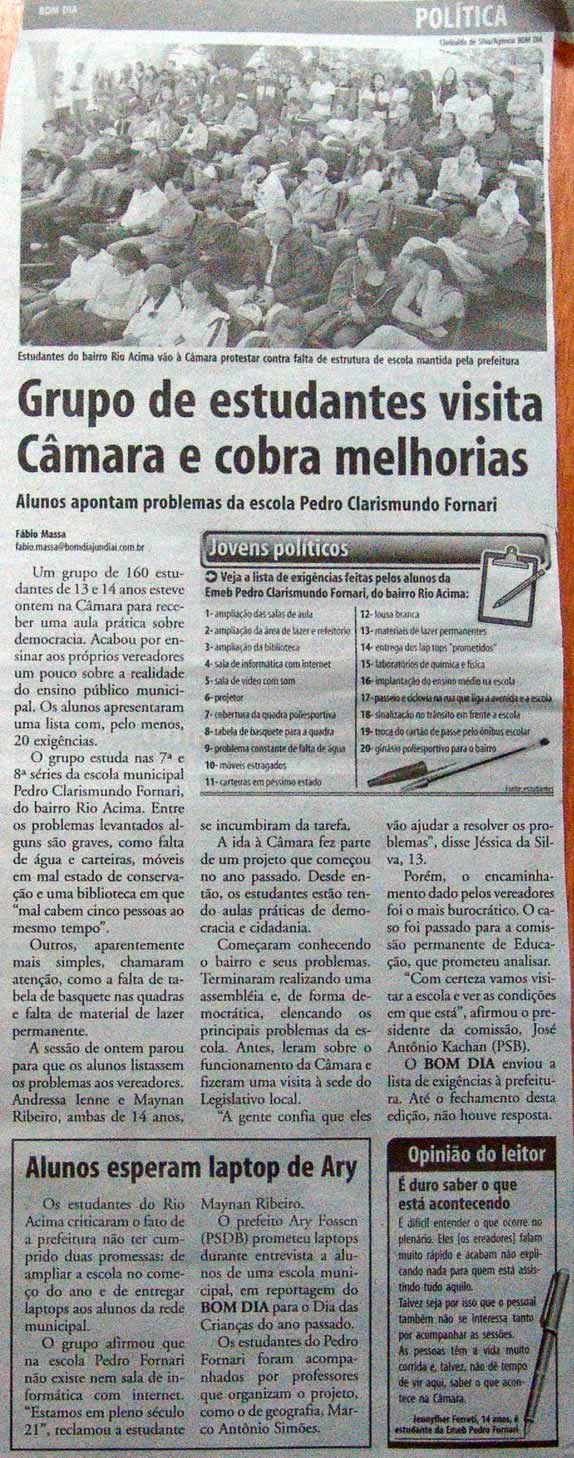 Bom Dia Jundiaí - 04/06/2008