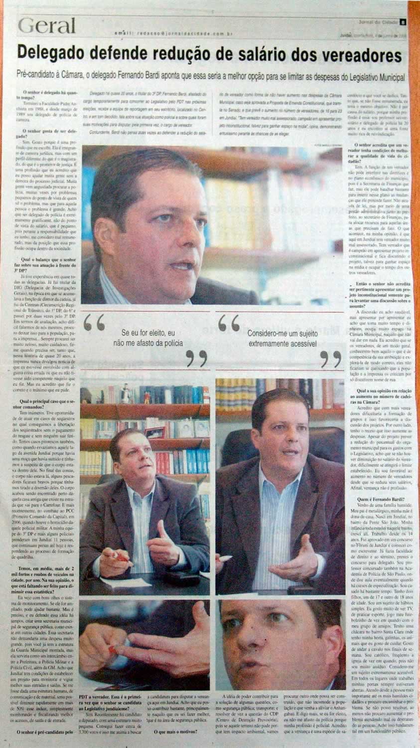 Jornal da Cidade - 04/06/2008