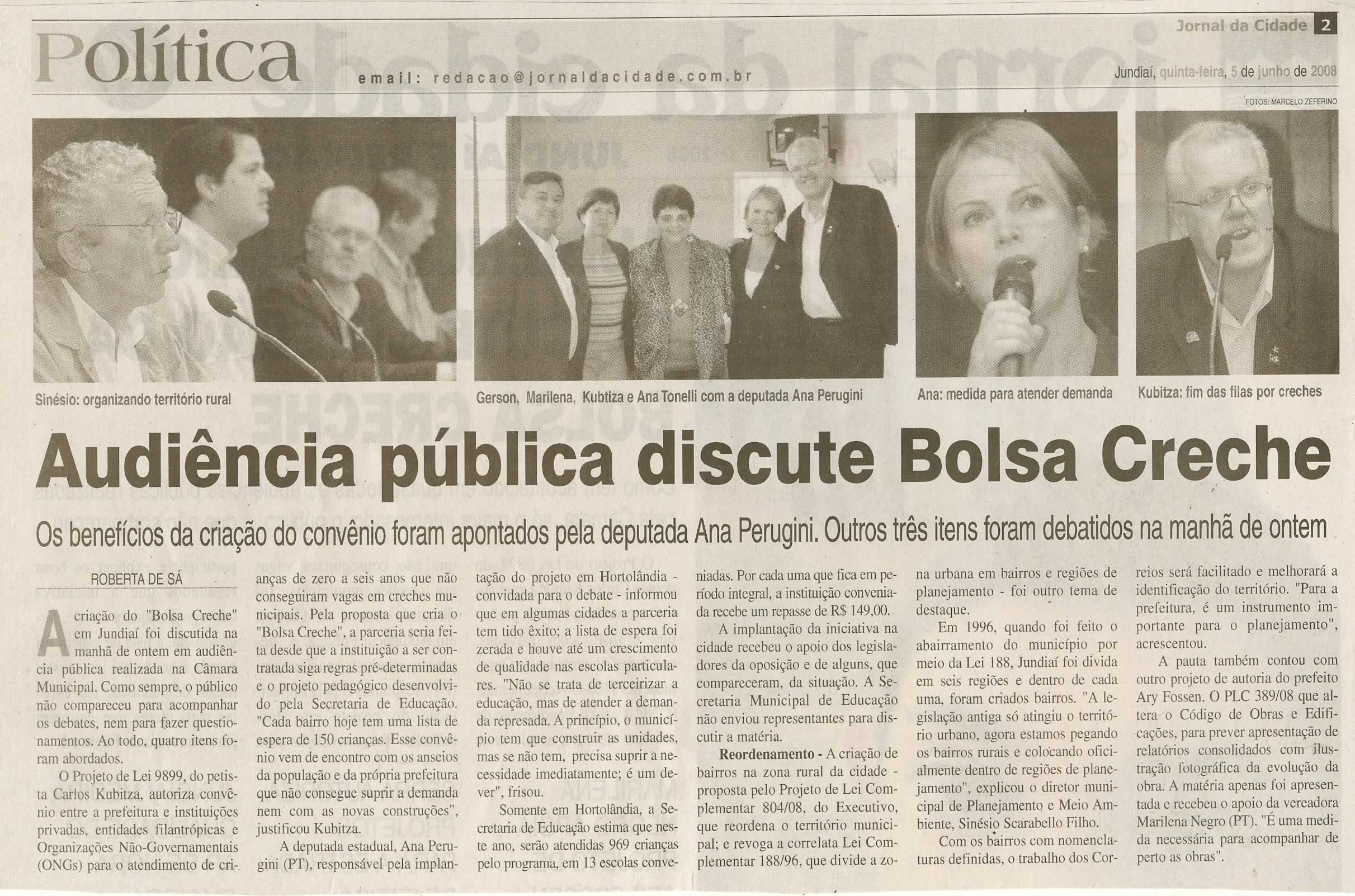 Jornal da Cidade - 05/06/2008