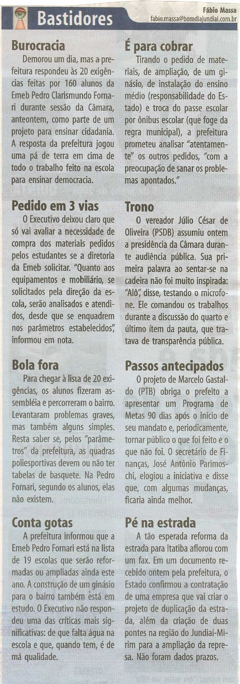 Bom Dia Jundiaí - 05/06/2008