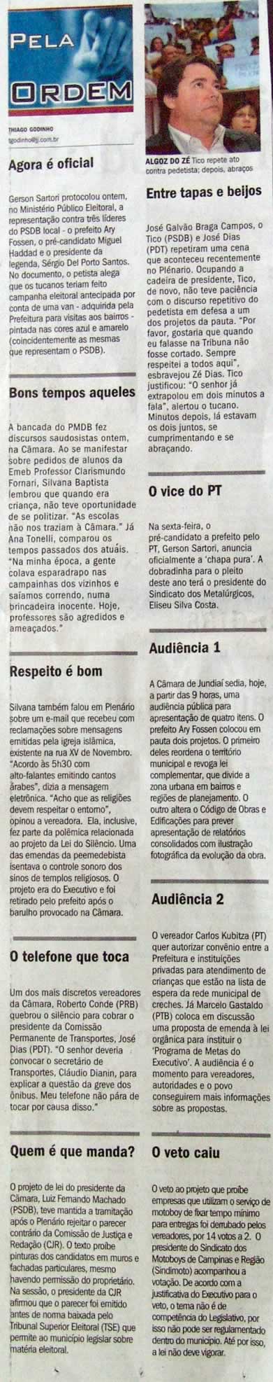 Jornal de Jundiaí - 04/06/2008