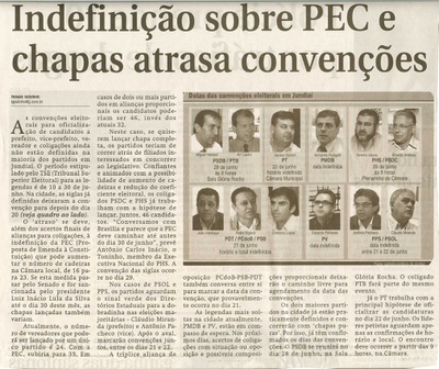 Jornal de Jundiaí - 06/06/2008