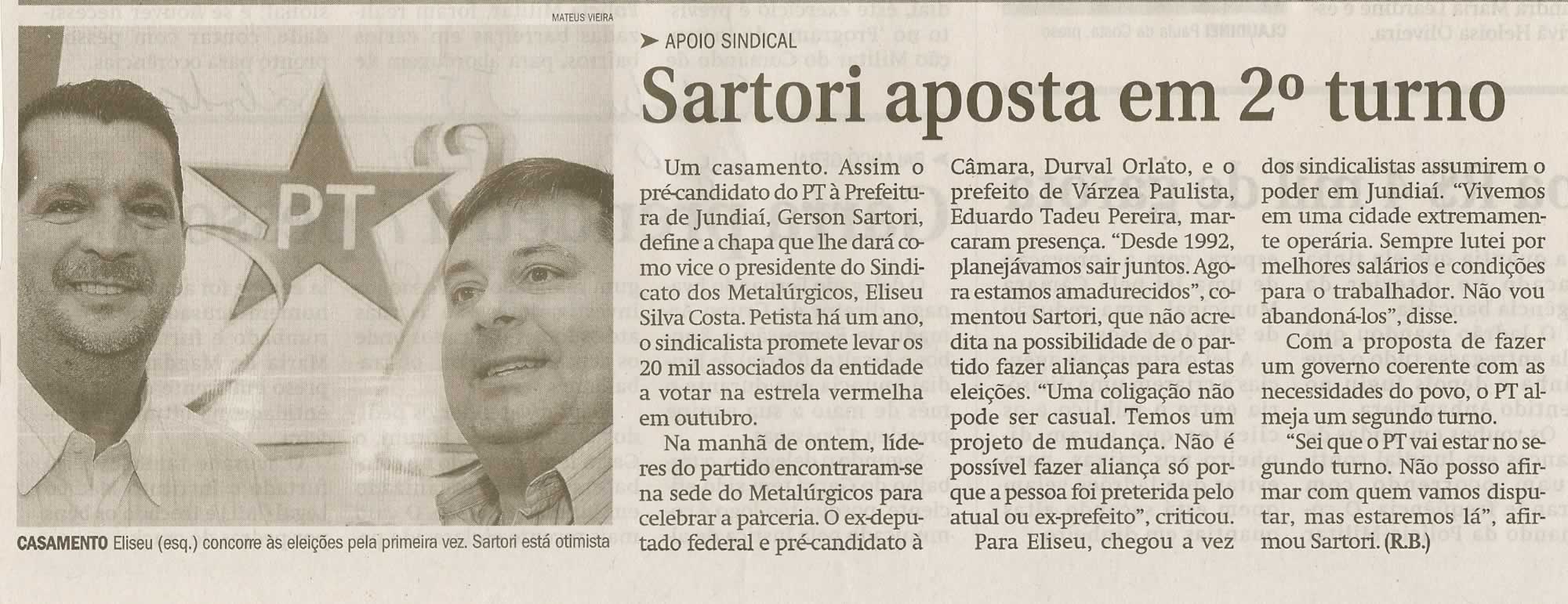 Jornal de Jundiaí - 07/06/2008