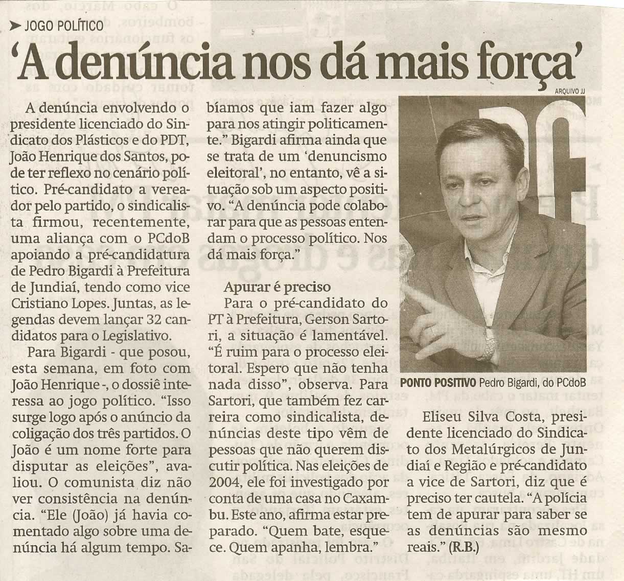 Jornal da Cidade - 07/06/2008