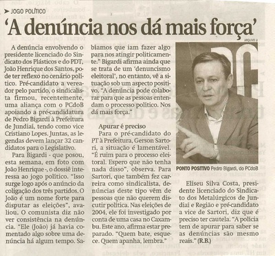Jornal da Cidade - 07/06/2008