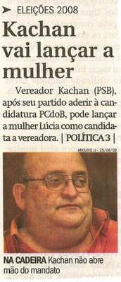 Jornal de Jundiaí - 09/06/2008