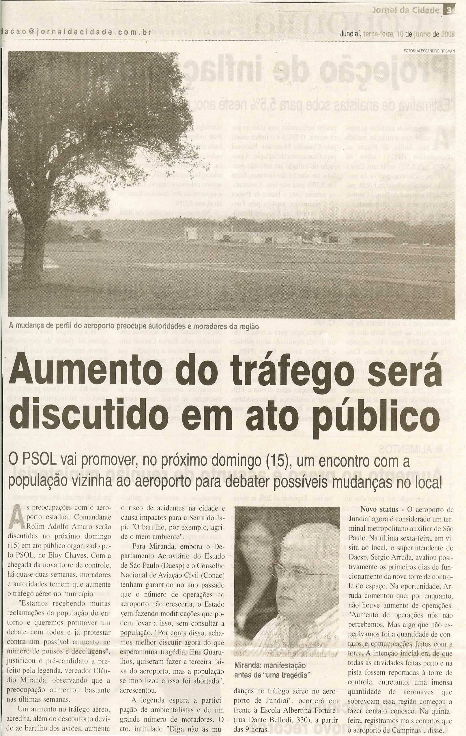 Jornal da Cidade - 10/06/2008