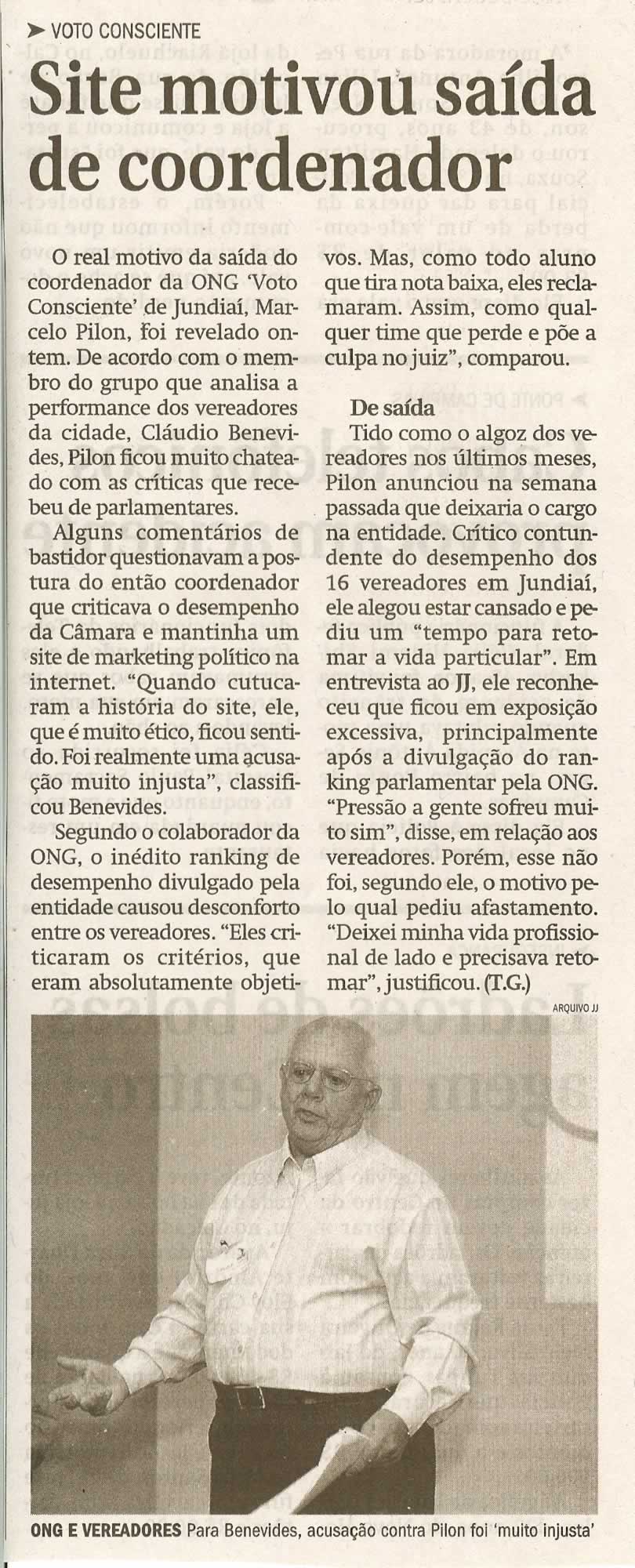 Jornal de Jundiaí - 10/06/2008