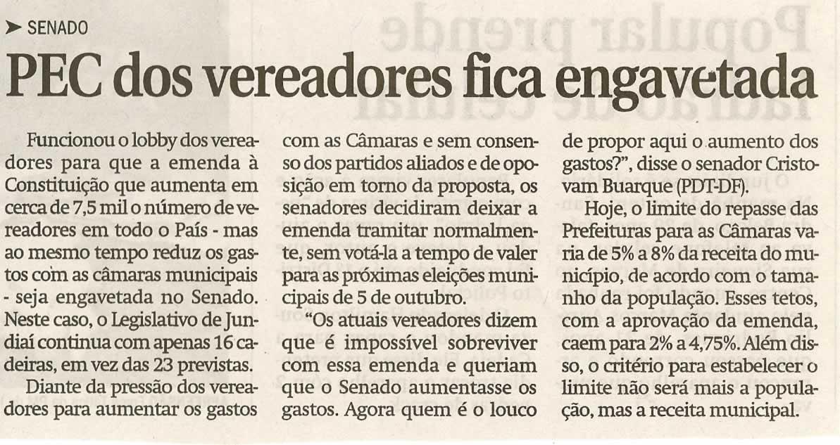 Jornal de Jundiaí - 10/06/2008