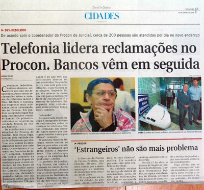 Jornal de Jundiaí - 10/06/2008