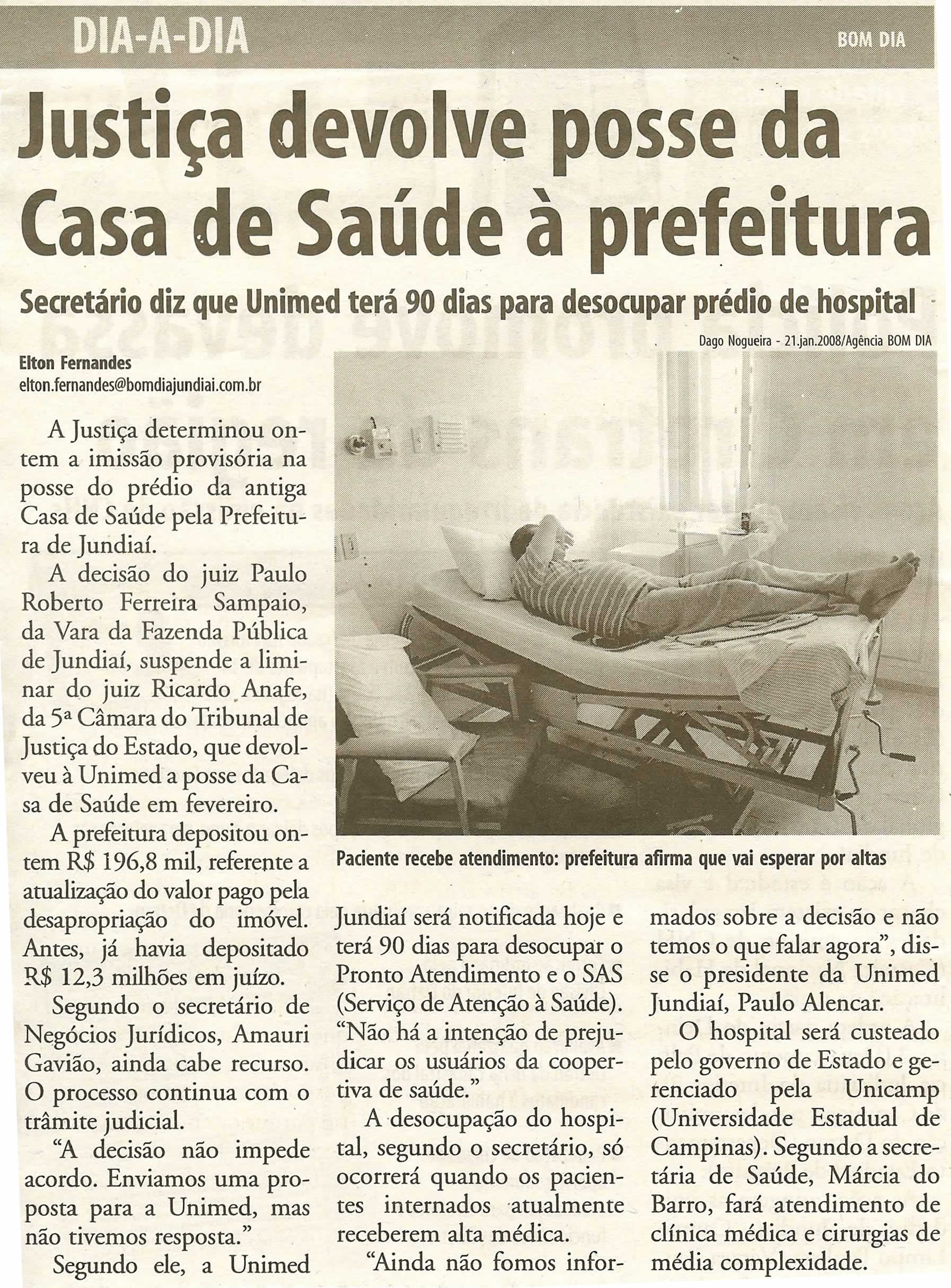 Bom Dia Jundiaí - 11/06/2008
