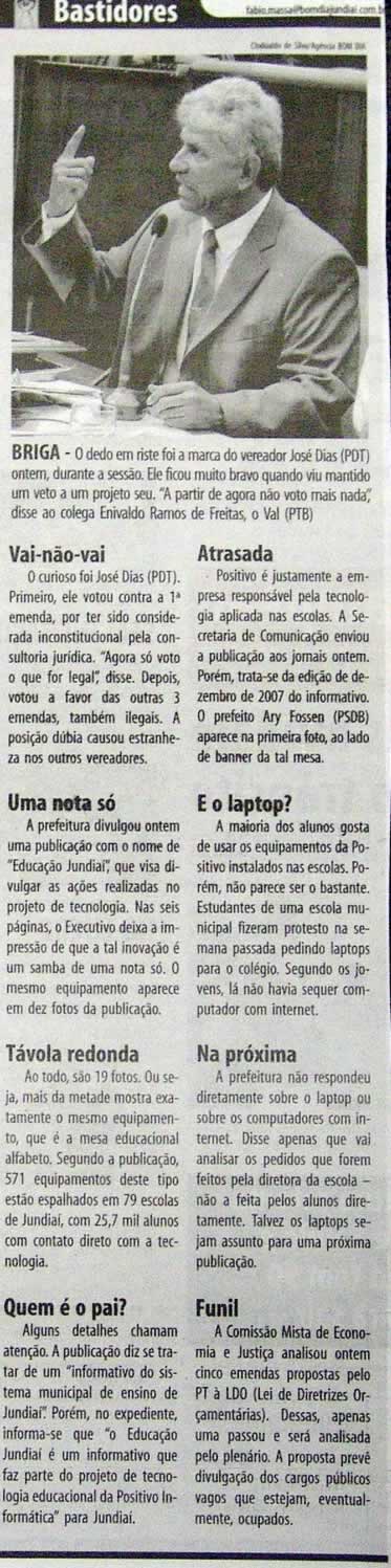Bom Dia Jundiaí - 11/06/2008
