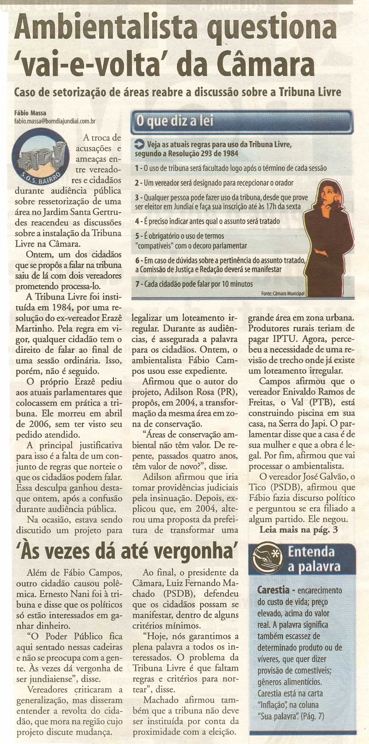 Bom Dia Jundiaí - 12/06/2008