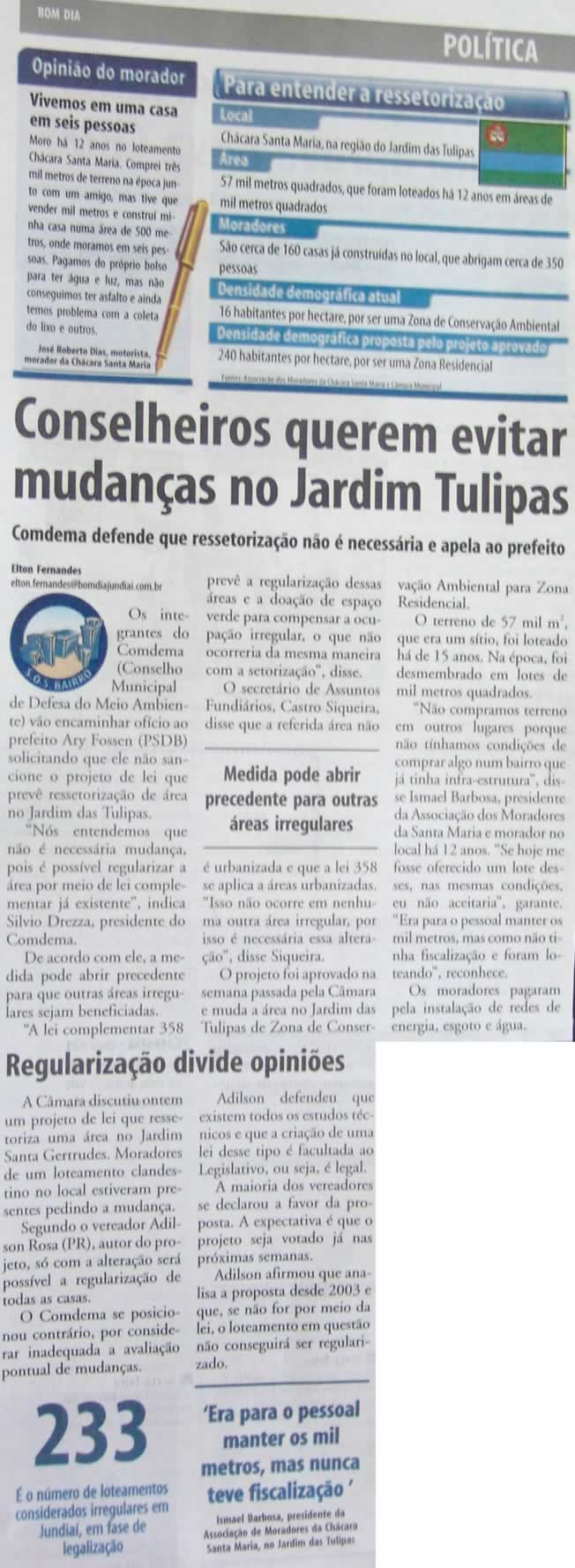 Bom Dia Jundiaí - 12/06/2008