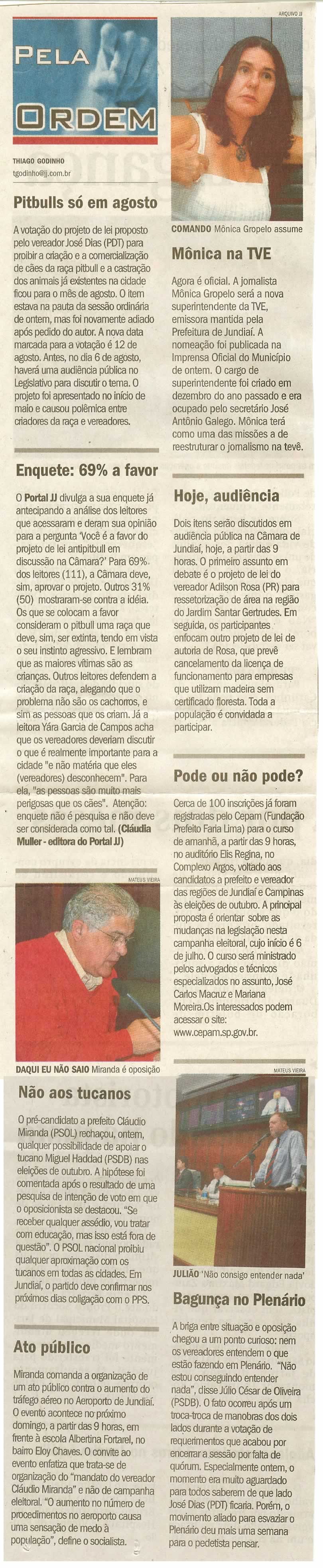 Jornal de Jundiaí - 11/06/2008