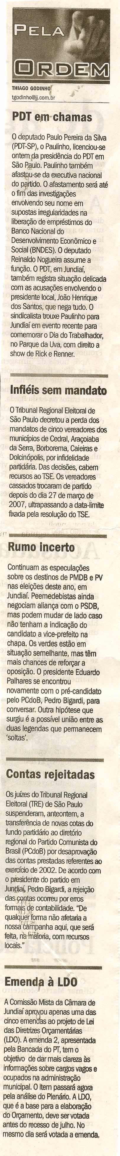Jornal de Jundiaí - 12/06/2008