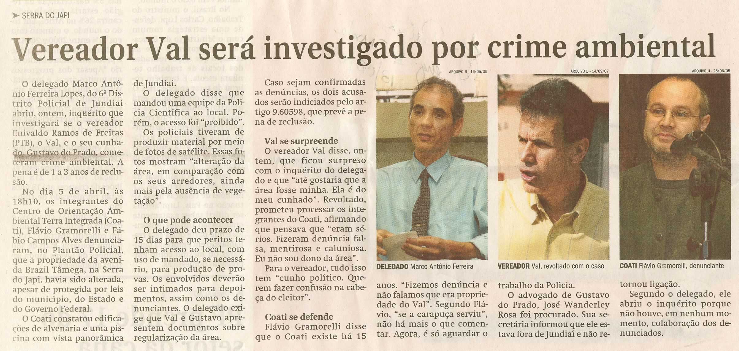 Jornal de Jundiaí - 13/06/2008