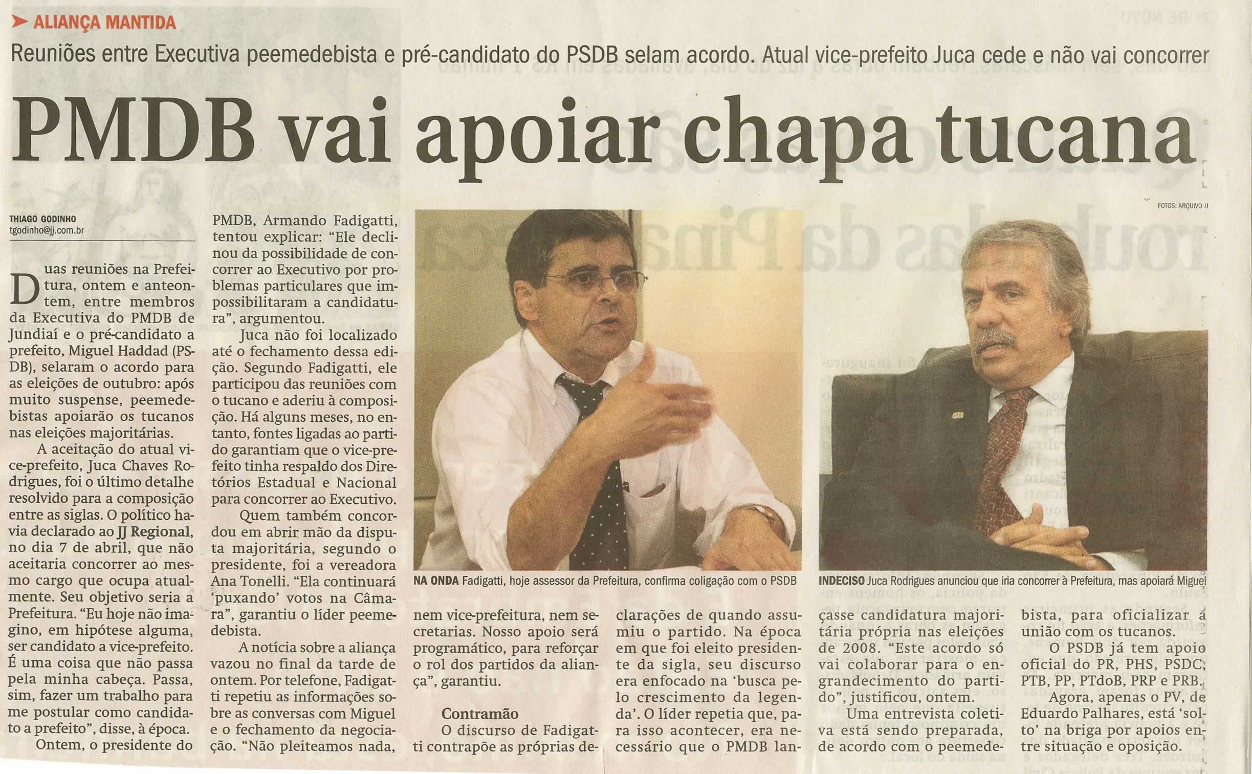 Jornal de Jundiaí - 13/06/2008