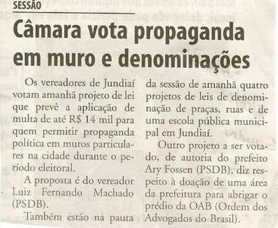 Bom Dia Jundiaí - 16/06/2008