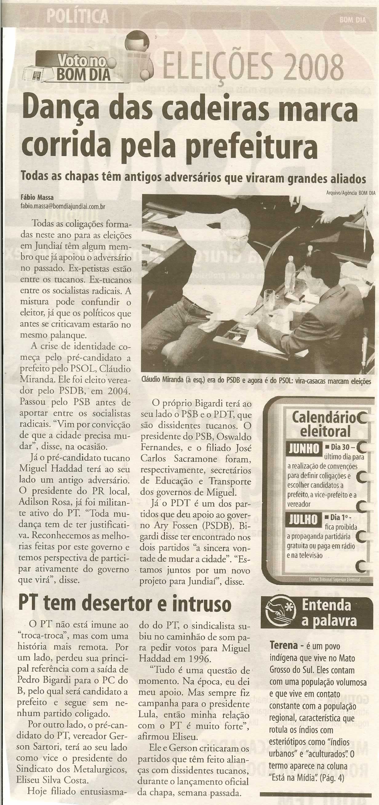 Bom Dia Jundiaí - 15/06/2008