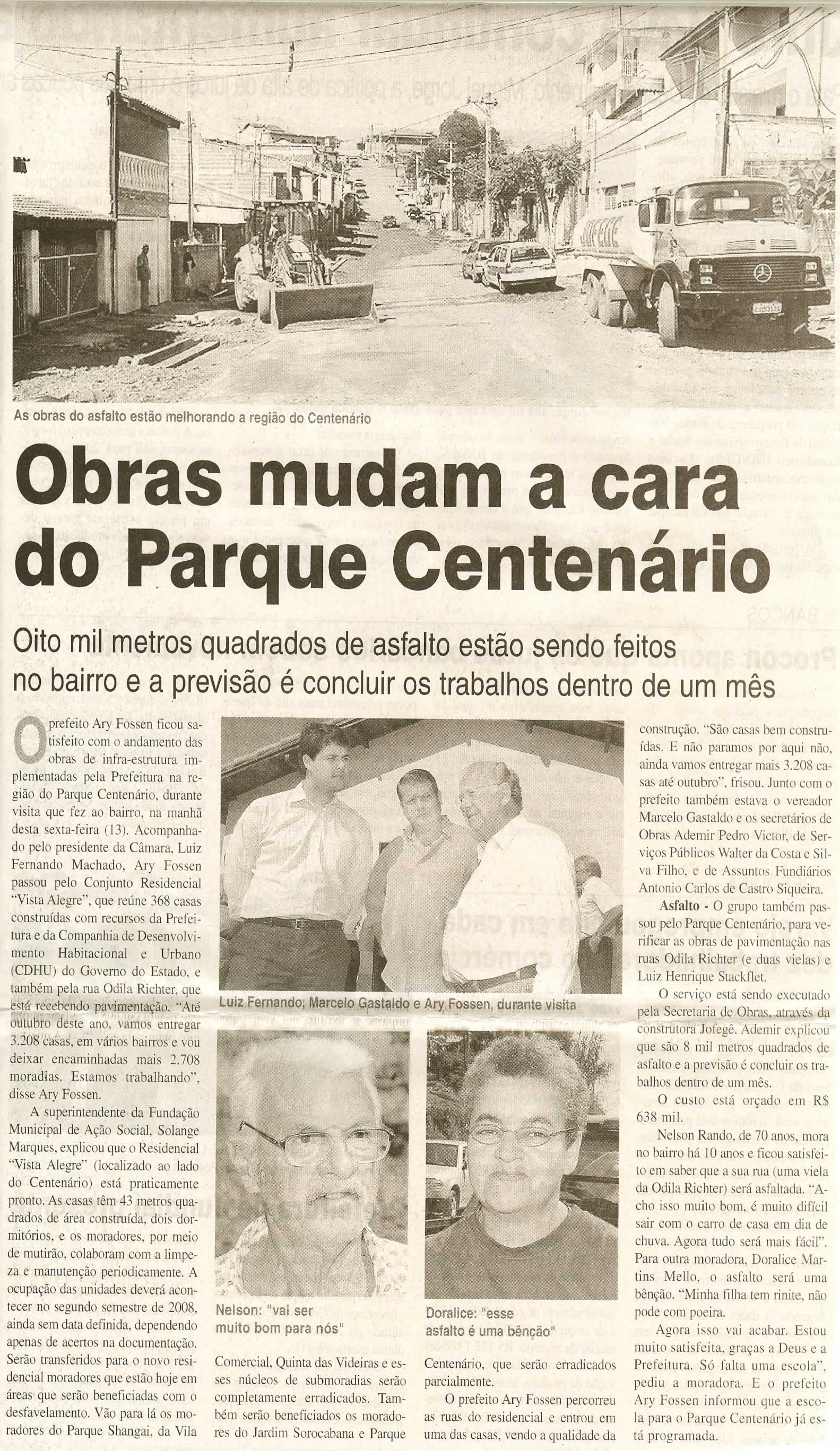 Jornal da Cidade - 14/06/2008