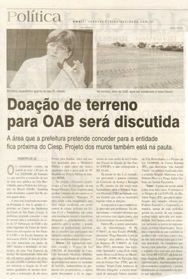 Jornal da Cidade - 17/06/2008