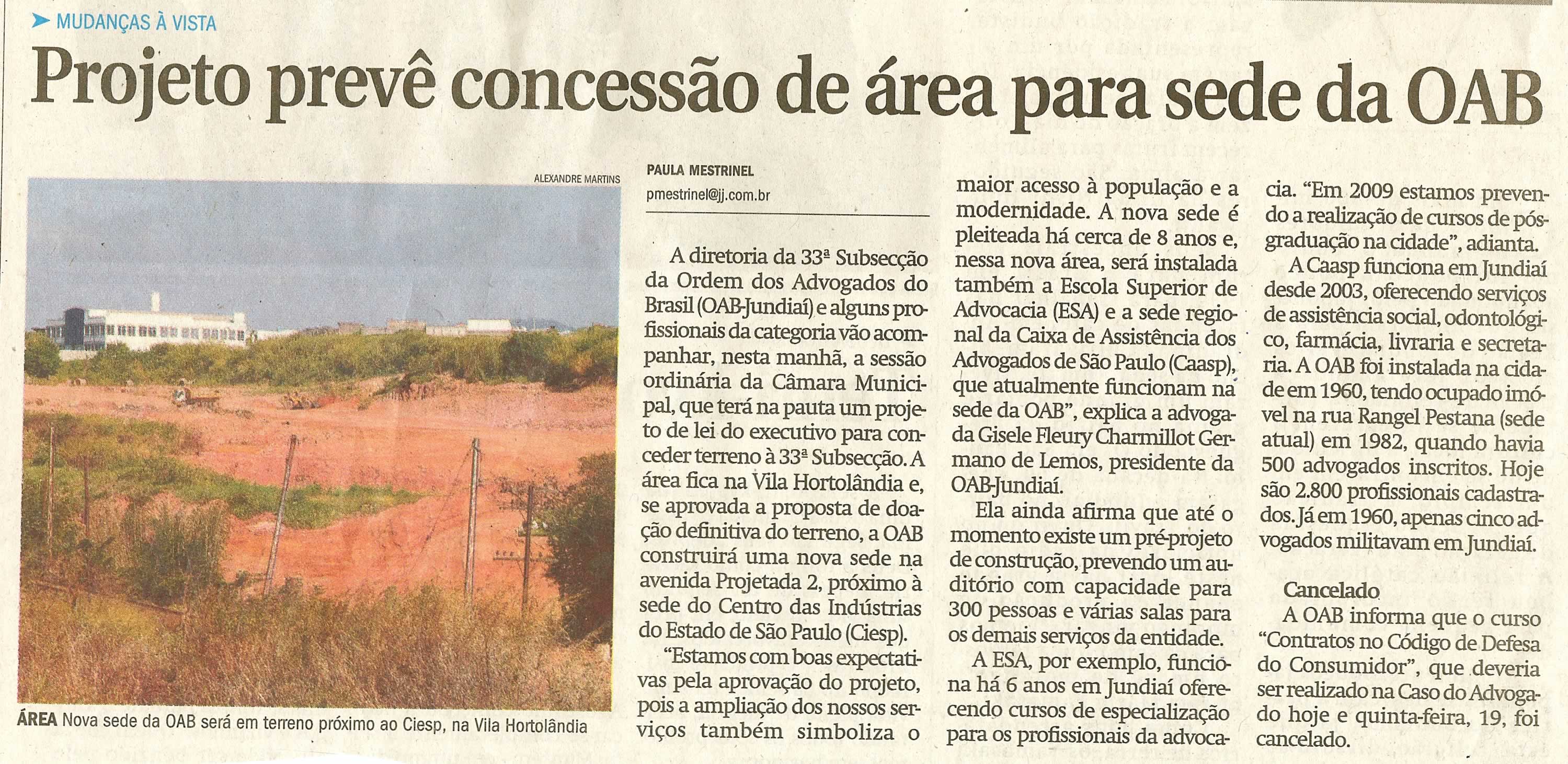 Jornal de Jundiaí - 17/06/2008