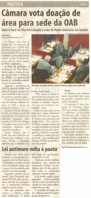 Bom Dia Jundiaí - 17/06/2008