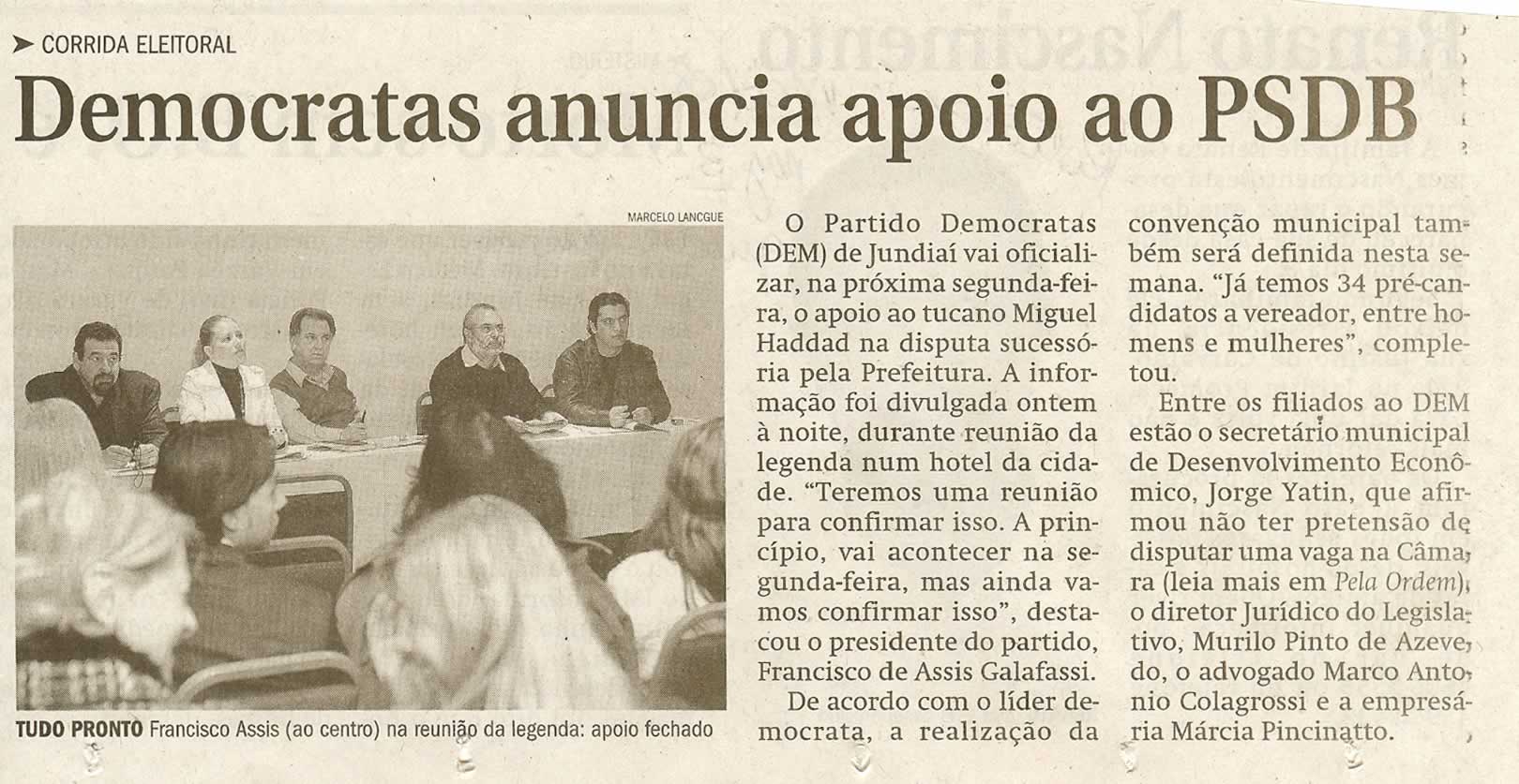 Jornal de Jundiaí - 18/06/2008