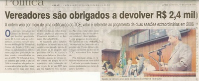 Jornal da Cidade - 19/06/2008