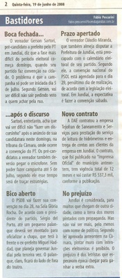 Bom Dia Jundiaí - 19/06/2008