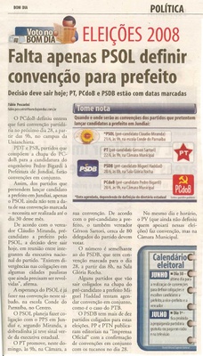 Bom Dia Jundiaí - 19/06/2008