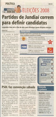 Bom Dia Jundiaí - 20/06/2008