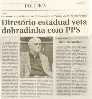 Jornal de Jundiaí - 20/06/2008
