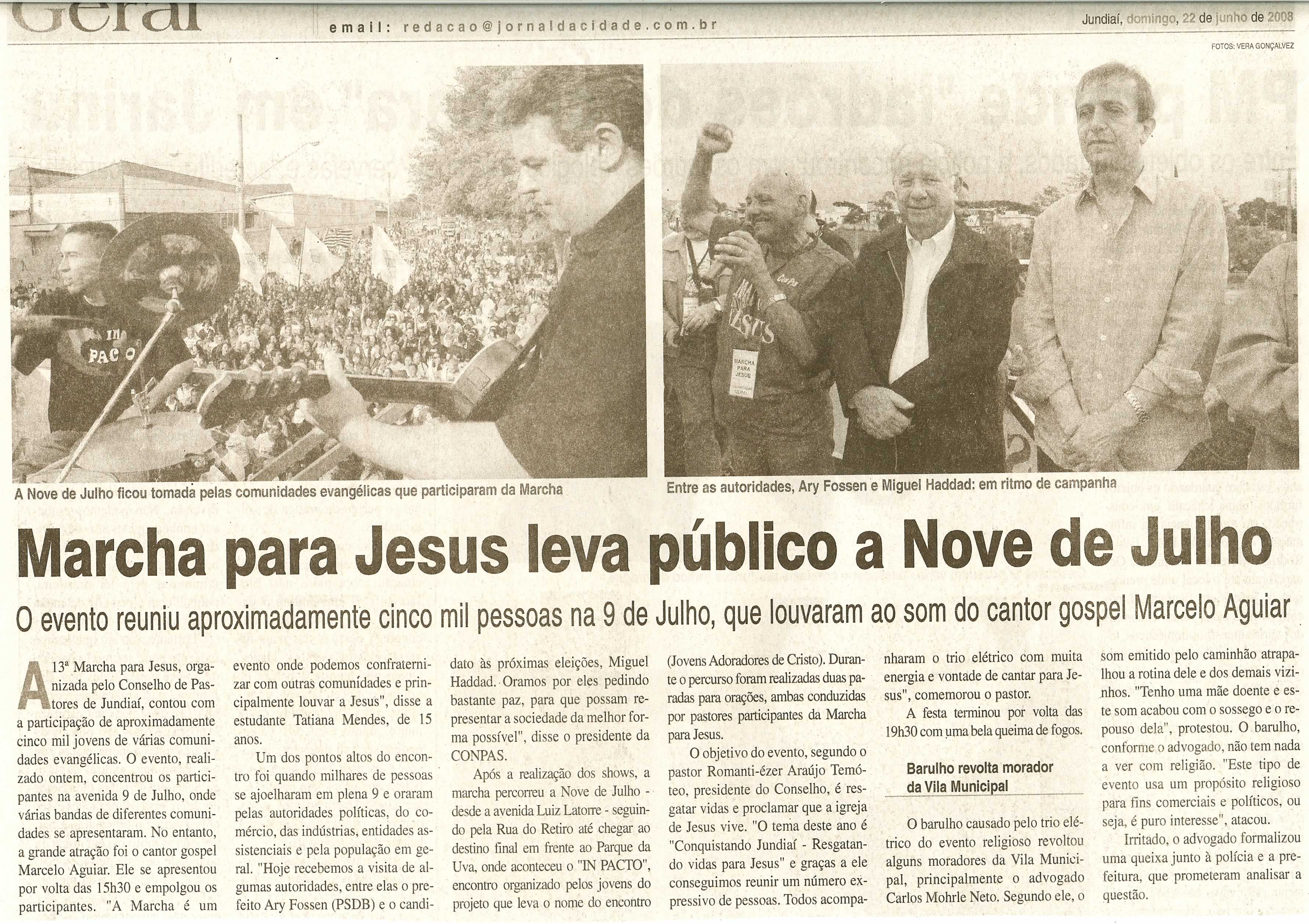 Jornal da Cidade - 22/06/2008
