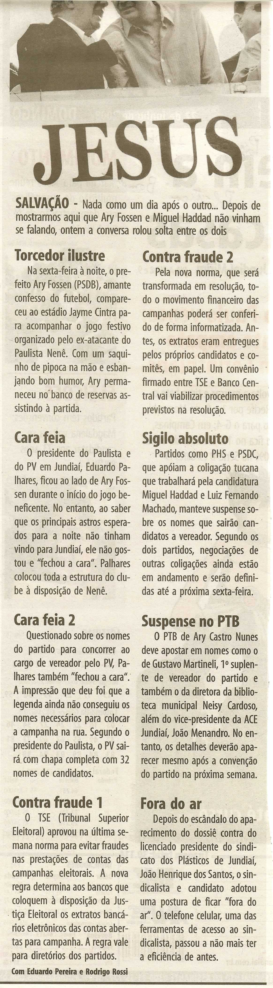 Bom Dia Jundiaí - 22/06/2008
