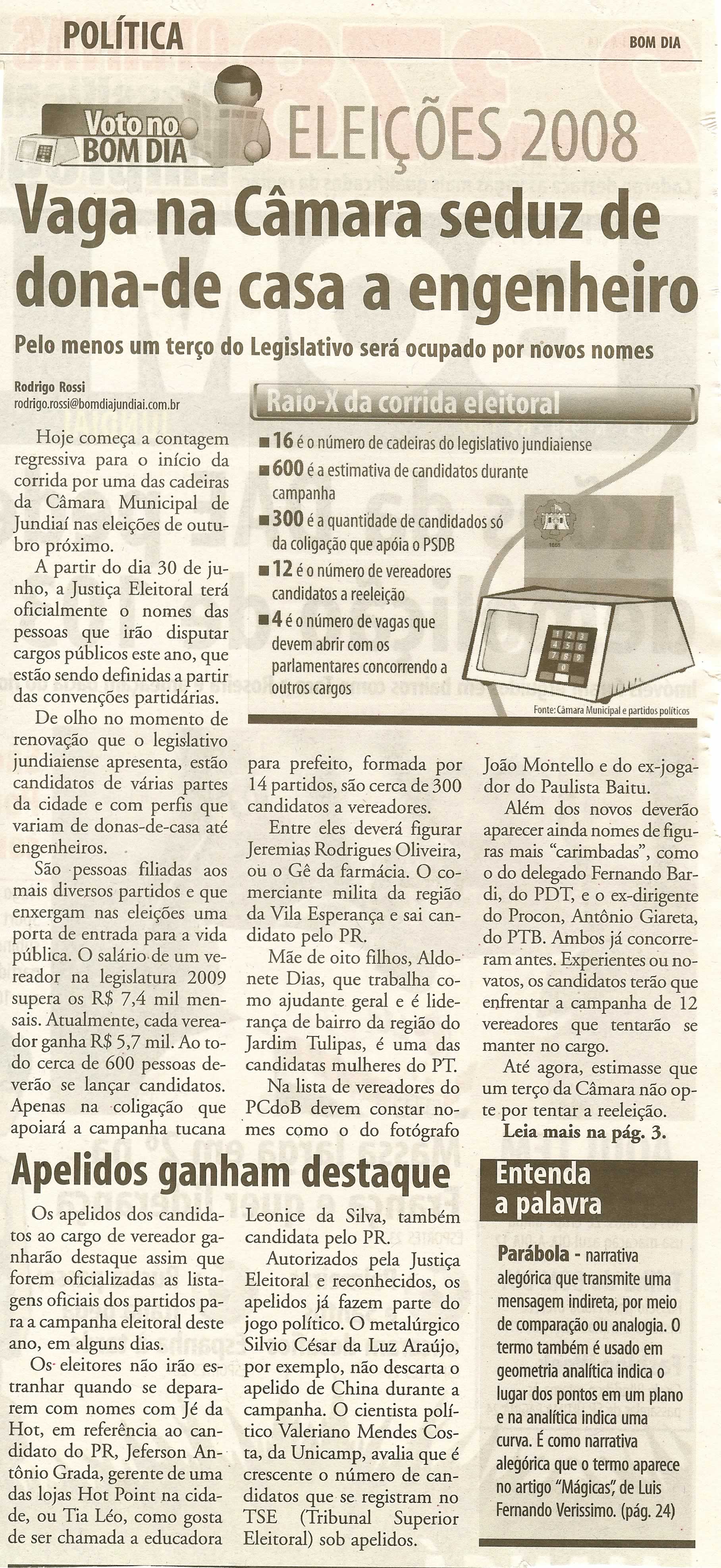 Bom Dia Jundiaí - 22/06/2008