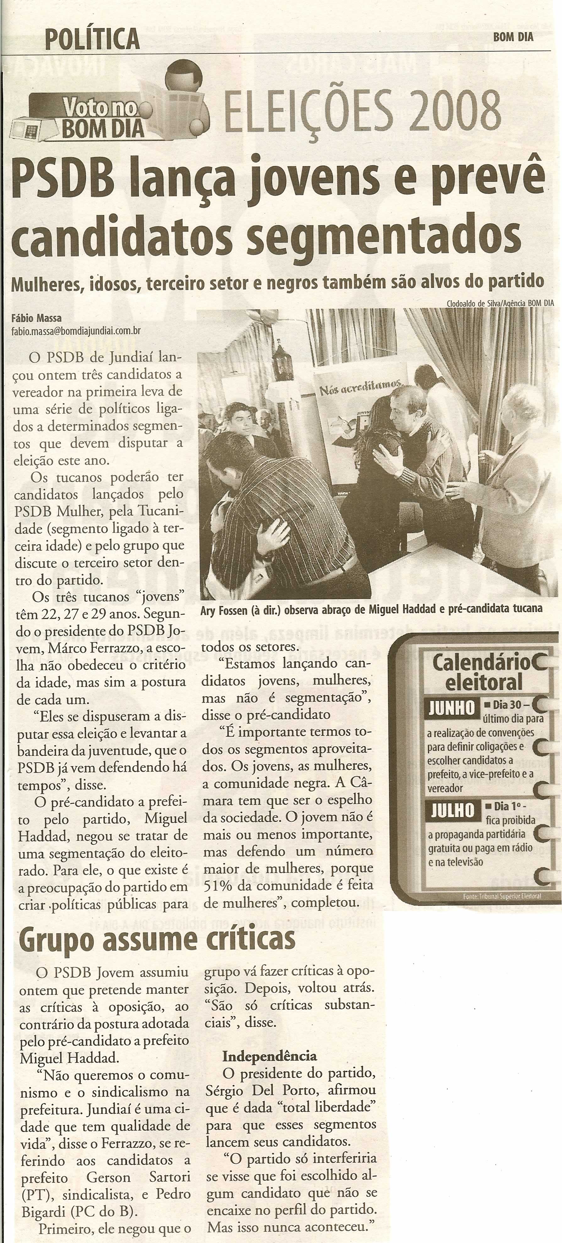 Bom Dia Jundiaí - 25/06/2008