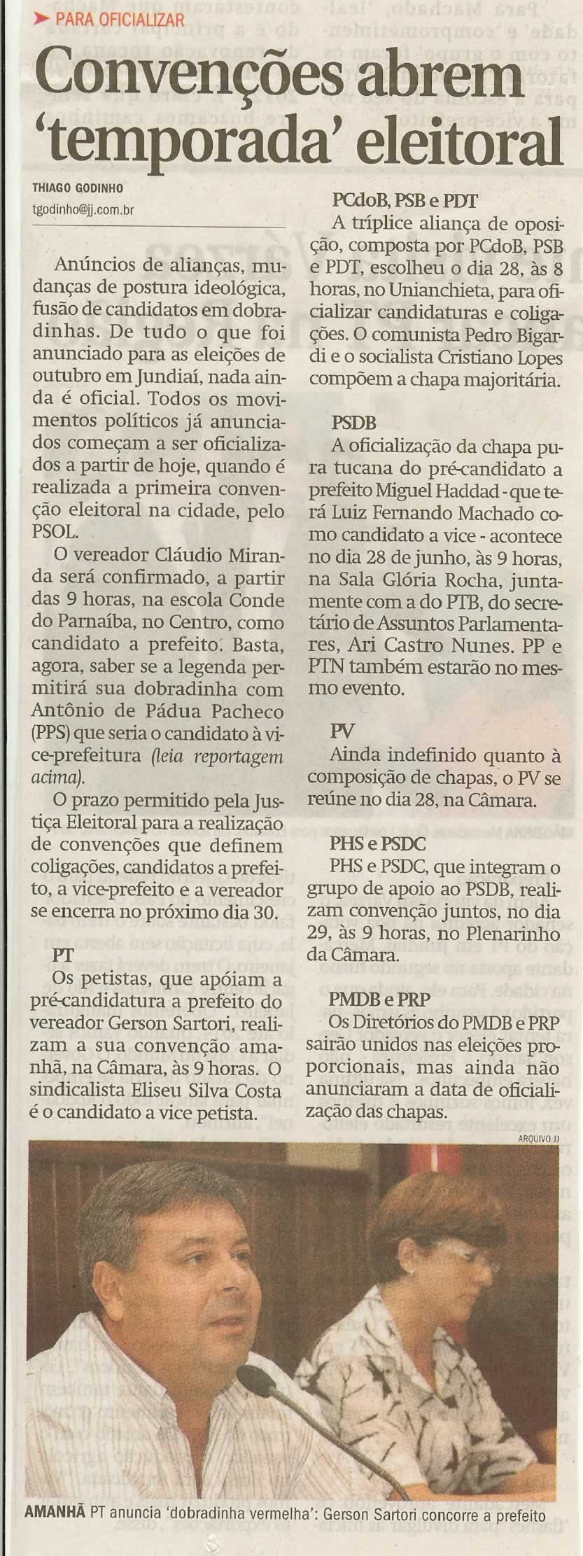 Jornal de Jundiaí - 21/06/2008