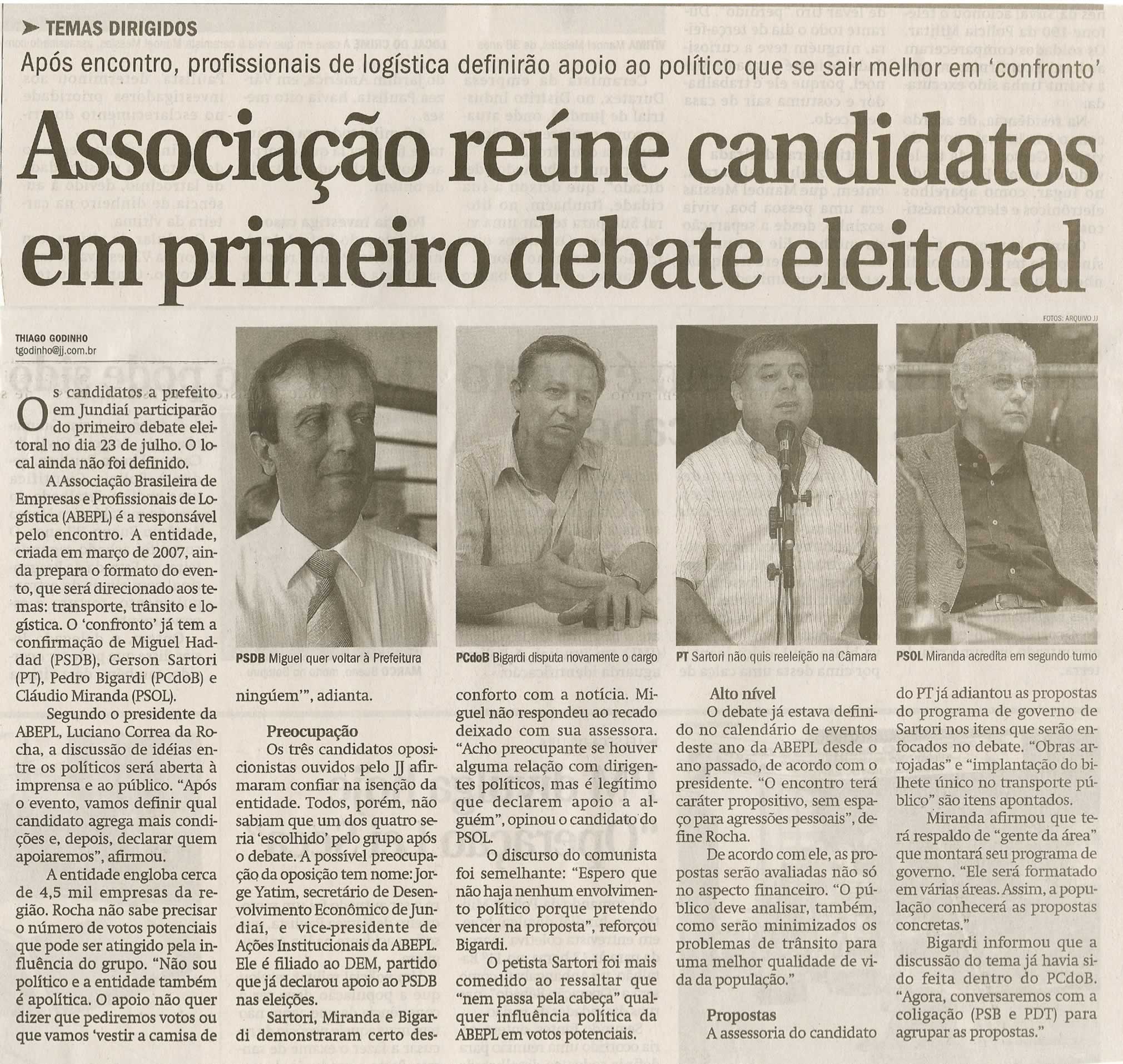 Jornal de Jundiaí - 26/06/2008