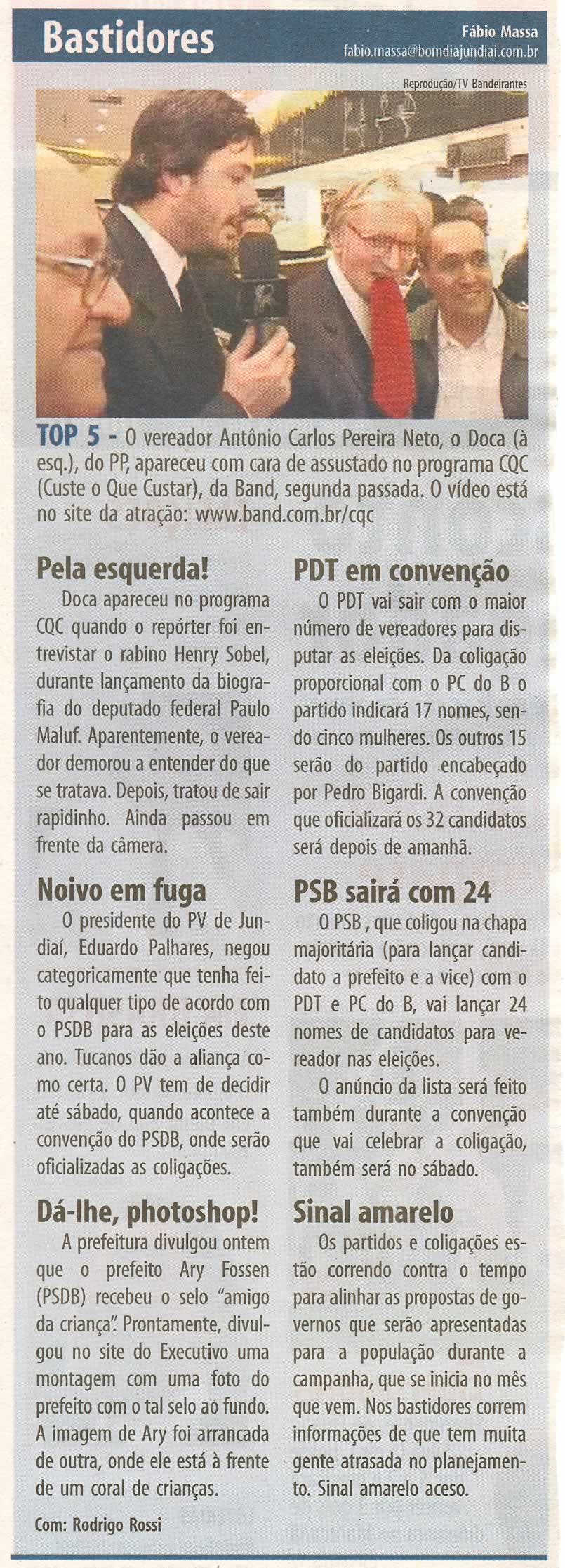 Bom Dia Jundiaí - 26/06/2008