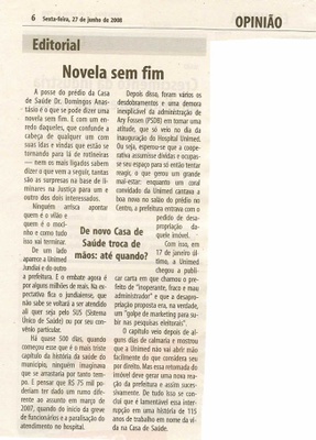 Bom Dia Jundiaí - 27/06/2008