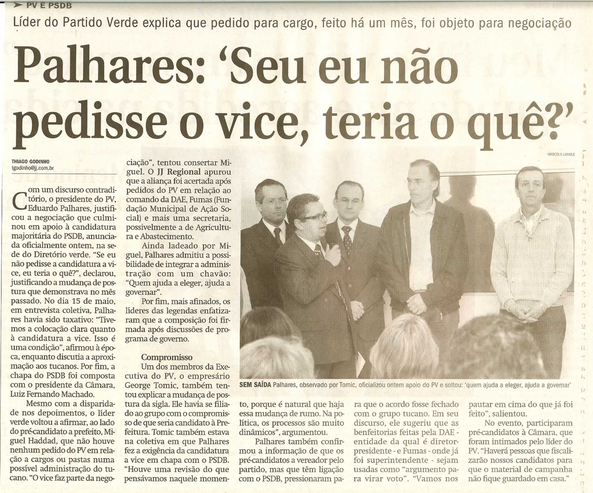 Jornal de Jundiaí - 27/06/2008