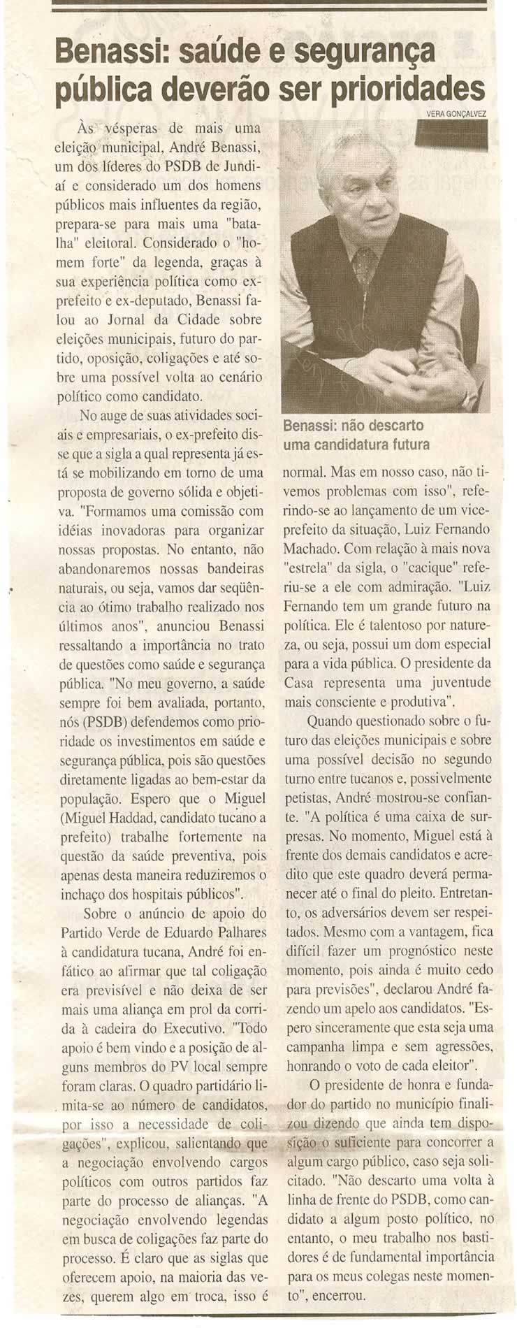 Jornal da Cidade - 27/06/2008